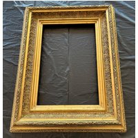 Antique Ornate Frame, Floral Rectangular Gilded 18 X 26.5 cm Picture Shabby Wall Mother's Day Gift von JumaARTshop