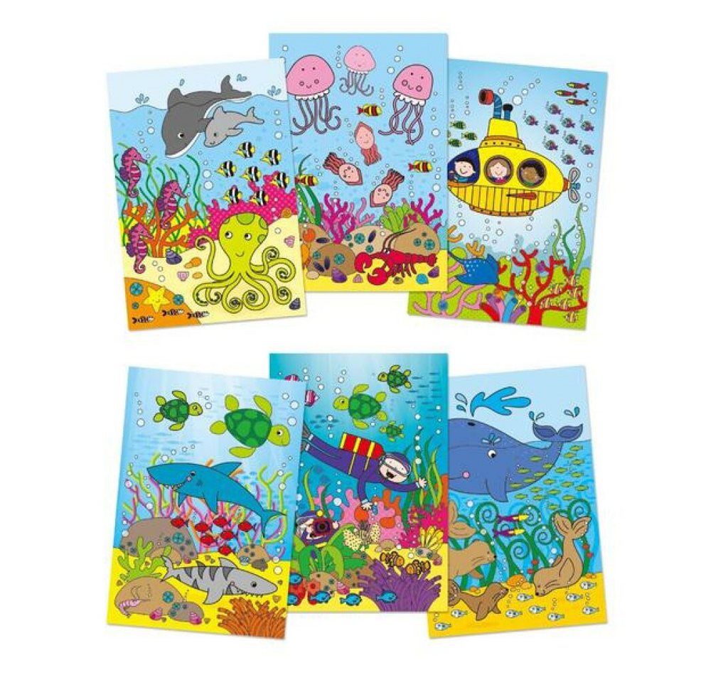 Jumbo Spiele Malvorlage Wasserzauber - Unter dem Meer von Jumbo Spiele