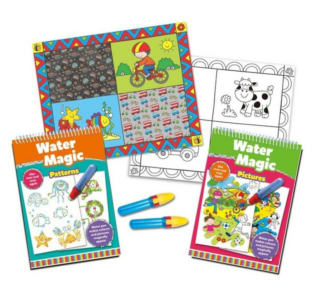 Jumbo Spiele Malvorlage Wasserzauber im Geschenkgarten von Jumbo Spiele