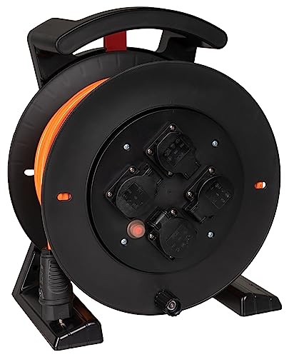 Jumbo-Kabeltrommel 2.0 30m H07BQF 3G1,5 qmm orange 4 Schutzkontakt-Steckdosen Jumbo-Kabeltrommel 2.0 30m H07BQF 3G1,5 qmm orange 4 Schutzkontakt-Steckdosen von Jumbo