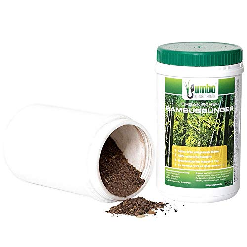 Jumbogras 2 x Bambusdünger, Langzeit-Wirkung, 100% Organischer Ökodünger für Bambus, Ziergräser, Gräser-Beete und Gras-Pflanzungen (750 Gramm) von Jumbogras
