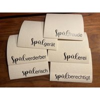 Spülschwamm Schwammtuch Spüllappen Spülsprüche - Einzug Umzug Geschenk Muffel Spülschwamm Schwammtuch Spüllappen Spülsprüche - Einzug Umzug Geschenk Muffel von JumesDesign