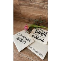 Spülschwamm Schwammtuch Spüllappen Spülsprüche - Einzug Umzug Geschenk Spülschwamm Schwammtuch Spüllappen Spülsprüche - Einzug Umzug Geschenk von JumesDesign