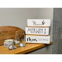Taschentuchbox/Kosmetikbox Personalisierbar Geschenk Last Minute Kunststoff Weiß Bambus Deckel Scandi Style Taschentuchbox/Kosmetikbox Personalisierbar Geschenk Last Minute Kunststoff Weiß Bambus Deckel Scandi Style von JumesDesign