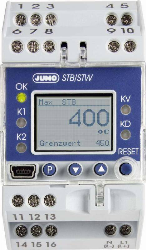 Jumo 548737 Temperaturbegrenzer Temperaturmesser Temperaturregler Messtechnik B-Ware von Jumo