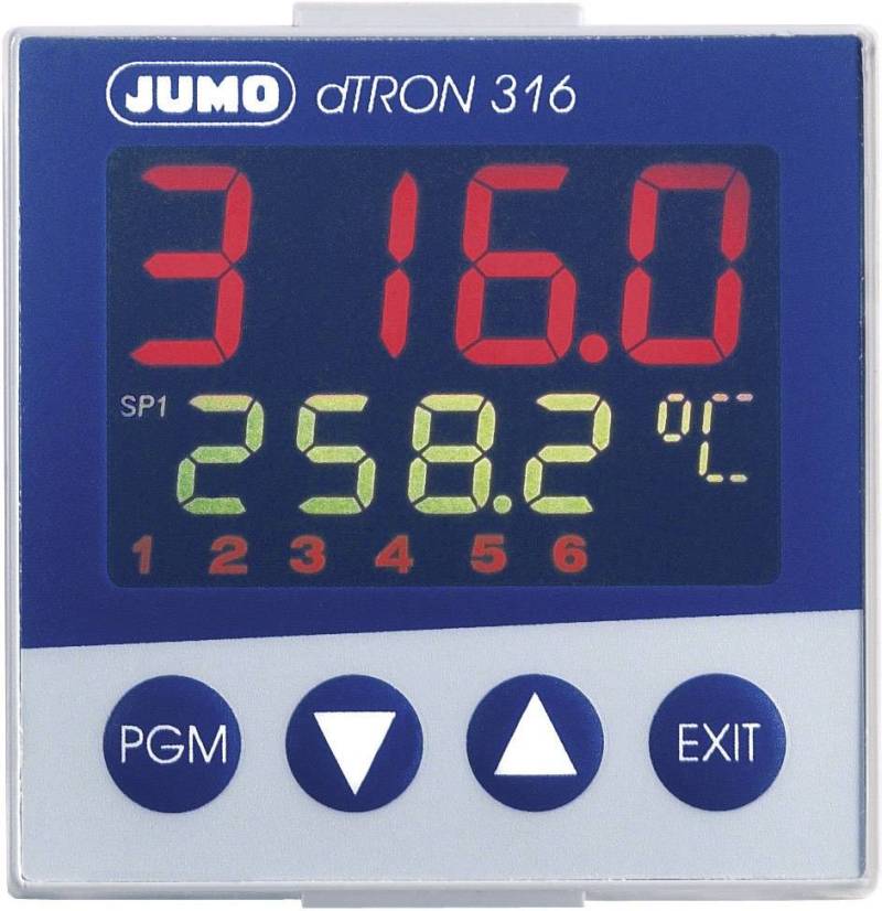 Jumo D Tron 316 Pid Temperaturregler Messtechnik Regelungstechnik Wärmeregler B-Ware von Jumo