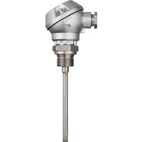 Jumo Temperatursensor Fühler-Typ Pt100 -50 bis 400°C Fühler-Länge 50mm Fühlerbreite 6mm von Jumo