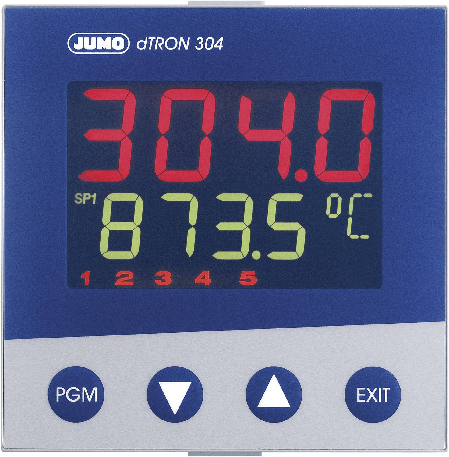Jumo dTRON 304 PID Temperaturregler Kompaktregler mit Programmfunktion  Regler von Jumo