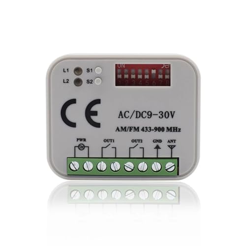 Universal-Garage Empfänger Für Marantec 433MHz 433,92 MHz 868,3 MHz Fernbedienung 2CH Schalter Modul von Jumoozi