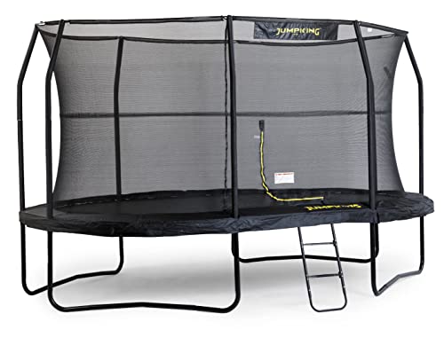 460 x 300 cm ovales JumpPod JumpKing-Trampolin mit Leiter [Hohe Spezifikation und Lange Herstellergarantie] ** JETZT RABATT LIVE SPAREN 158 € ** von JumpKing