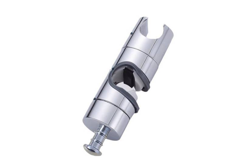 Jumpeak Brausehalter Universal-Duschträger 18-25 mm OD, Verstellbar Brausehalter, Oberfläche verchromt, Mit Haken von Jumpeak