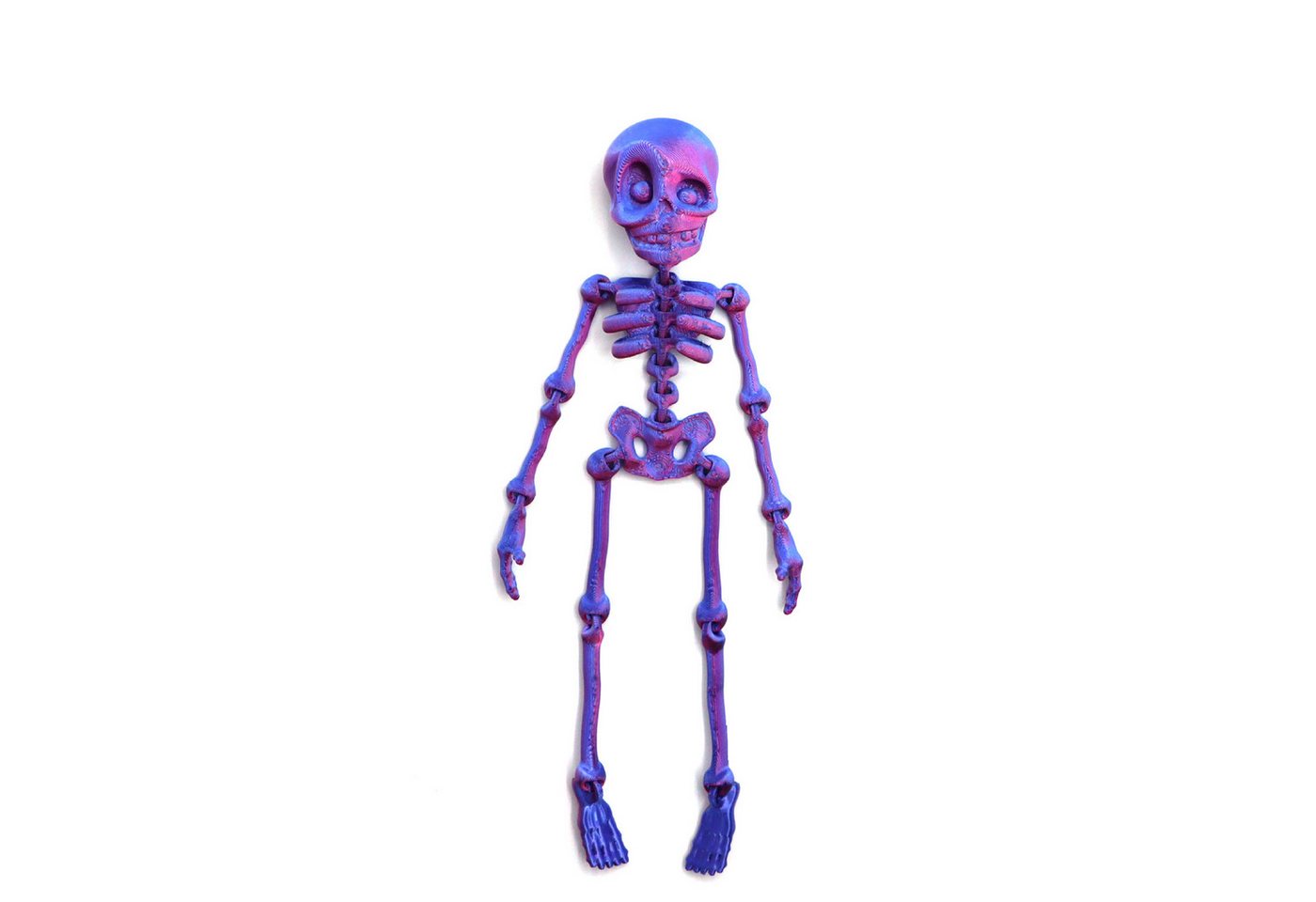 Jumpeak Dekohänger Halloween dekohänger,halloween skelett,3D gedruckte,PLA Material (1 magnetisches Totenkopf Ornament), Erhältlich in mehreren Farben,magnetische Dekoration,Halloween Motiv von Jumpeak