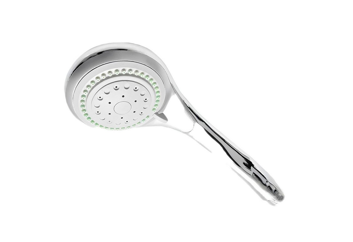 Jumpeak Handbrause Manuelle Handbrause mit 3 Funktionen, Brausetellerdurchmesser 10 cm, (Handbrause), Verchromter 3-Funktions-Brausekopf mit Anti-Kalk-Düse von Jumpeak