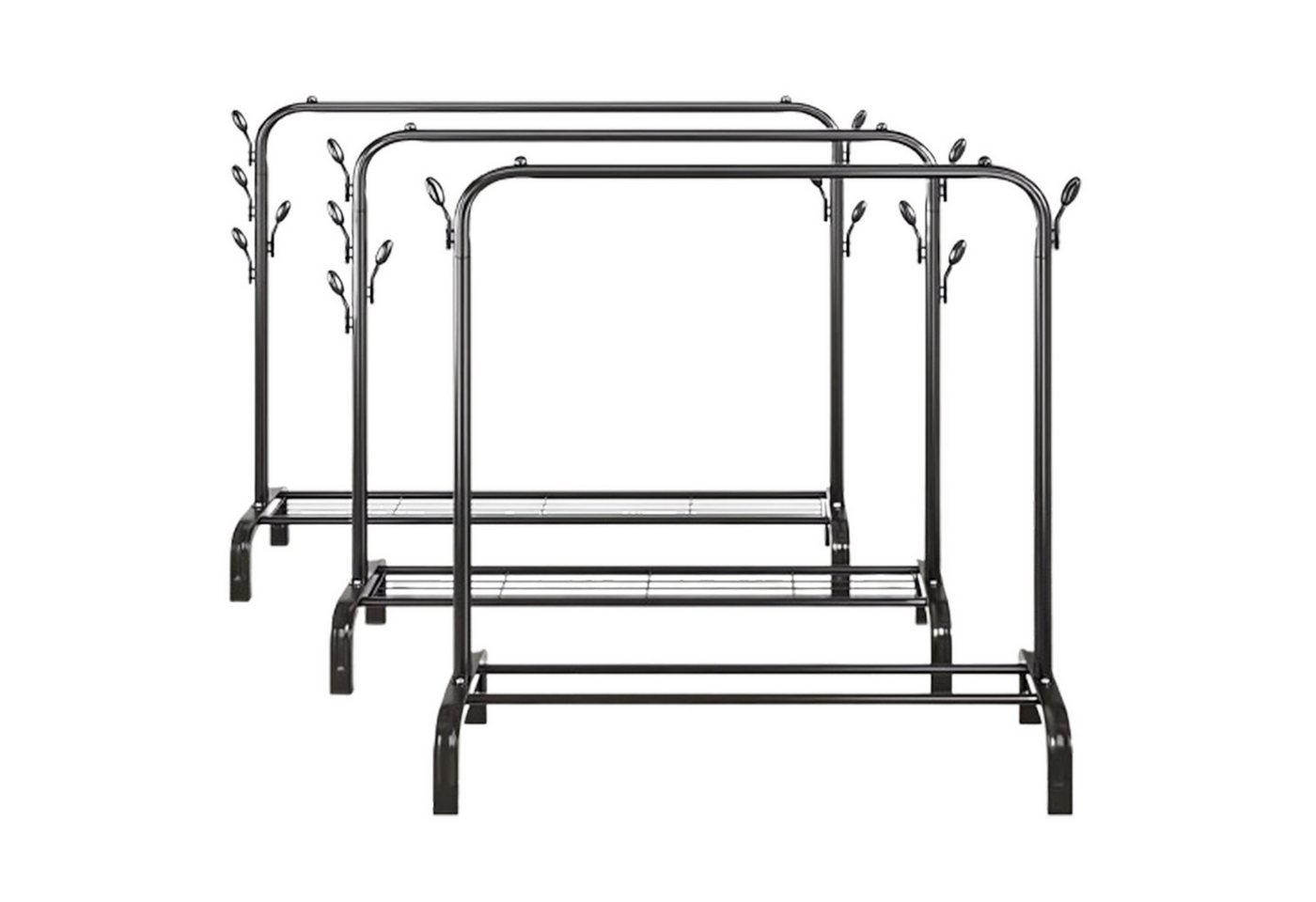 Jumpeak Kleiderständer Home Essentials, Multifunktions-Trockengestell, (1 St), Kann eine Vielzahl von Gegenständen mit starker Tragfähigkeit halten von Jumpeak