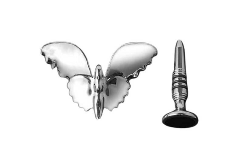 Jumpeak Korkenzieher Dual-Use-Metallflaschenöffner, Schmetterling und Vogel, Wohnaccessoire, Flaschenöffner, Dekoration für Weinschränke von Jumpeak