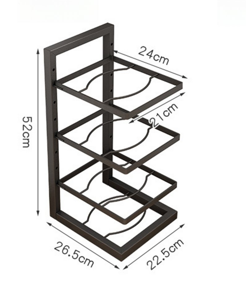 Jumpeak Küchenregal küchenregal stehend,küchenregal arbeitsplatte, Höhenverstellbar,Konstruktion aus Kohlenstoffstahl Jumpeak Küchenregal küchenregal stehend,küchenregal arbeitsplatte, Höhenverstellbar,Konstruktion aus Kohlenstoffstahl von Jumpeak
