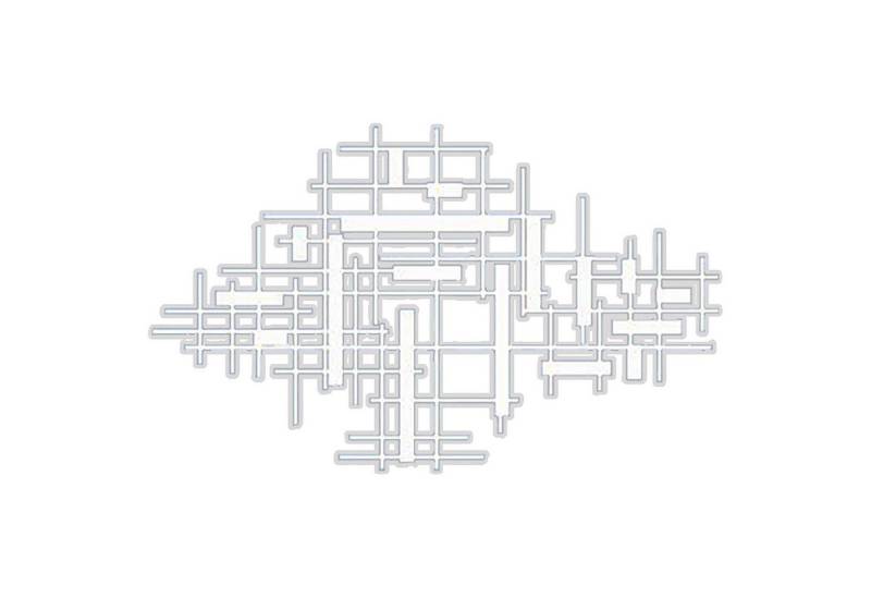 Jumpeak Wanddekoobjekt Ausgewählte Kunst, Stromlinienförmige Geometrie, Moderner Stil, Hergestellt aus Metall,Schwarz,weiß,90cm*53cm Jumpeak Wanddekoobjekt Ausgewählte Kunst, Stromlinienförmige Geometrie, Moderner Stil, Hergestellt aus Metall,Schwarz,weiß,90cm*53cm von Jumpeak