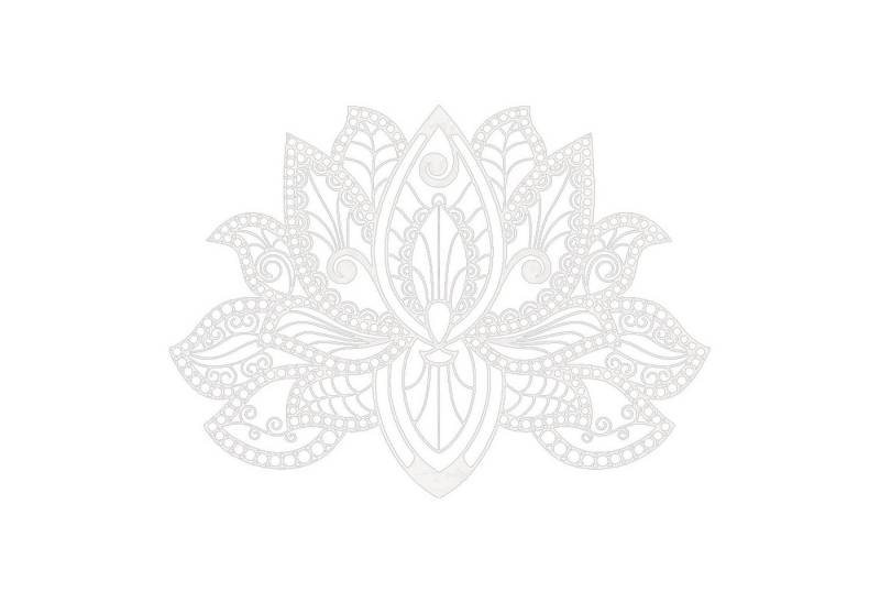 Jumpeak Wanddekoobjekt Klassische Lotus Metall Kunst Wanddekoration, Schichtungseffekt, Lotus, Modern, Metall, maschinell gefertigt,73*53 von Jumpeak