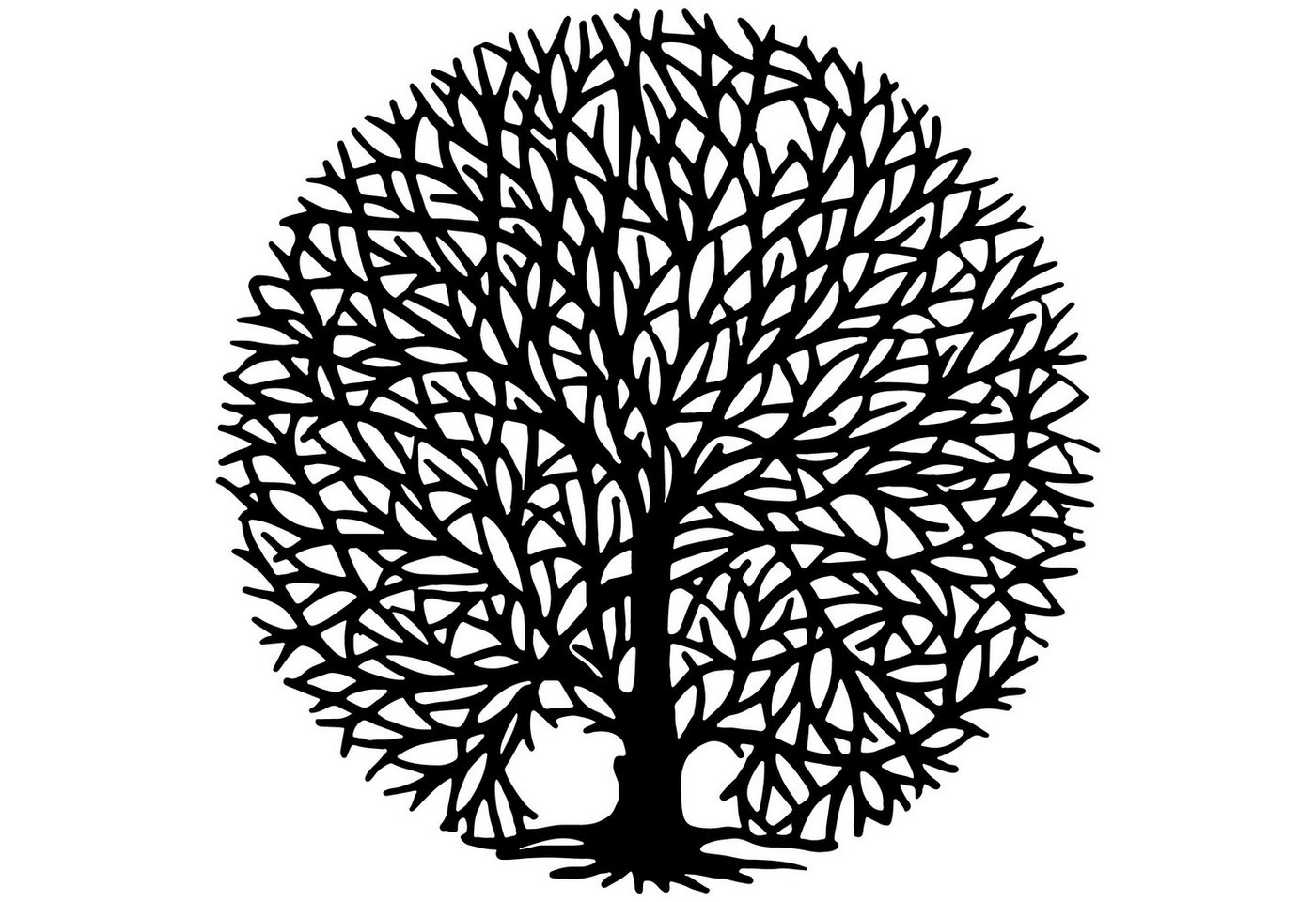 Jumpeak Wanddekoobjekt Der Geist des Waldes: Baumdesign Wohndekor, Baum des Lebens Jumpeak Wanddekoobjekt Der Geist des Waldes: Baumdesign Wohndekor, Baum des Lebens von Jumpeak