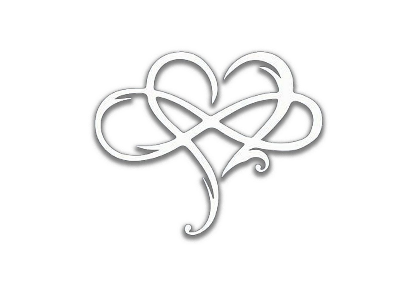 Jumpeak Wanddekoobjekt Metall Herz Wandbehang, Skelett-Herz, Abstraktion., Hergestellt aus Metall,Schwarz,weiß,Gold, Silber,74X52 von Jumpeak