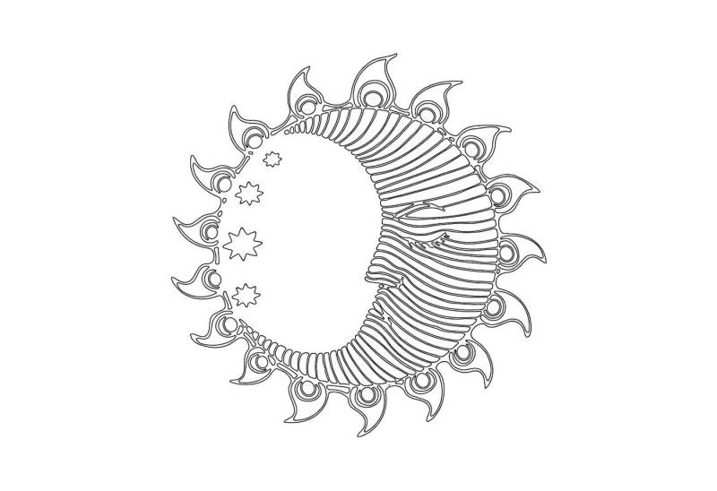 Jumpeak Wanddekoobjekt Sonne und Möwe Metall Kunst Wanddekor, Abstrakter Sonnenaufgang, Sonne, Hergestellt aus Metall,4 Farben,wanddekoration wohnzimmer Jumpeak Wanddekoobjekt Sonne und Möwe Metall Kunst Wanddekor, Abstrakter Sonnenaufgang, Sonne, Hergestellt aus Metall,4 Farben,wanddekoration wohnzimmer von Jumpeak