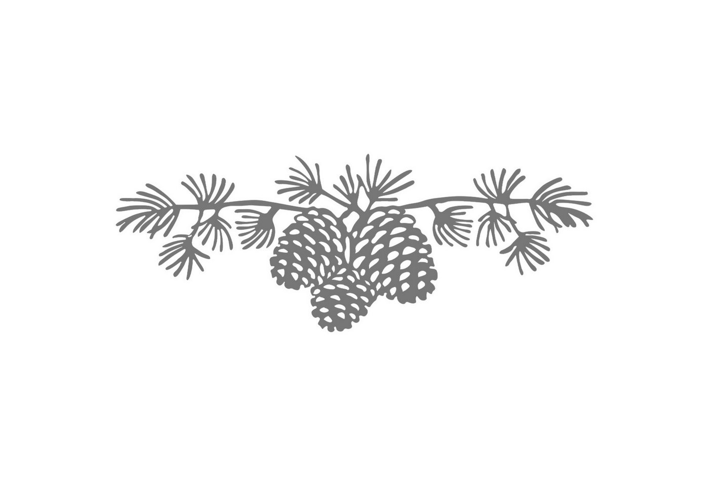 Jumpeak Wanddekoobjekt Tannenzapfen Metall Wanddekoration, Abstrakte Tannenzweige-Dekoration, Botanische Dekoration, Natur, Metall, vier Farben, sechs Größen Jumpeak Wanddekoobjekt Tannenzapfen Metall Wanddekoration, Abstrakte Tannenzweige-Dekoration, Botanische Dekoration, Natur, Metall, vier Farben, sechs Größen von Jumpeak