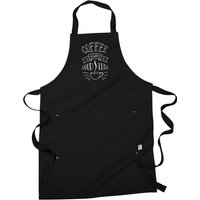 Lustige Kaffee-Schürze, Servierschürze, Kaffee Ist Immer Eine Gute Idee Bestickte 8 Unzen Bio-Baumwolle, Schürze Aus Recyceltem Polyester von JumpingJackalope