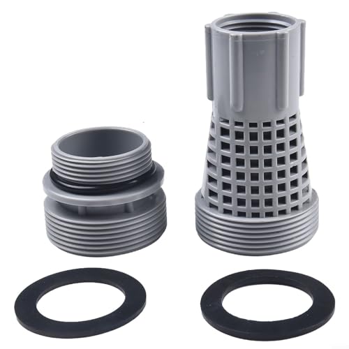 4K8001 Sandfilteradapter für Intex Pools mit langen/kurzen Anschlüssen und zuverlässigen Dichtungen für effektive Filtration von Jumplushion