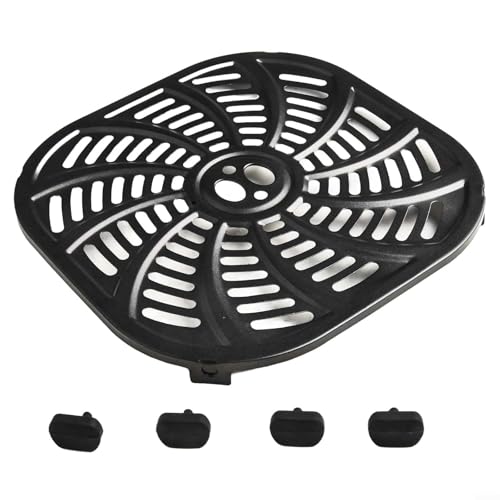 Air Fryer Plate Tray and Corner Protectors Accessories, 22.6x22.6cm for GAF798, 24.4x24.4cm for GAF856(24.4 * 24.4 CM) von Jumplushion