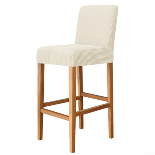 Dehnbare Stuhlhussen für Barhocker in Restaurants oder Häusern, bequemes und funktionales Design (Beige) von Jumplushion