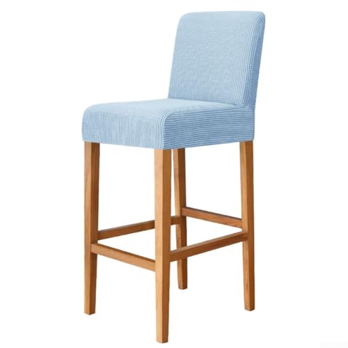 Dehnbare Stuhlhussen für Barhocker in Restaurants oder Häusern, bequemes und funktionales Design (blau) von Jumplushion