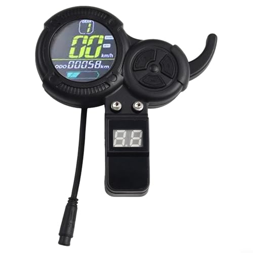 Elektroroller LCD Display Drossel 6PIN Daumengeschwindigkeitsregler für Zero 8 9 10 8X 8+ 9+ 10+ LED Bildschirm Beschleunigungsschalter 24V 36V 48V 52V 60V von Jumplushion