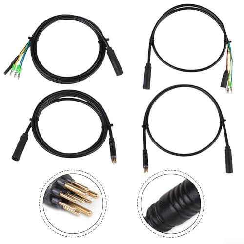 Elektroroller-Motor-Verlängerungskabel mit wasserdichter Schutzart IP66 und 9-poligen Steckern, kompatibel mit 250 W 700 W Nabenmotoren, erhältlich in 80 cm und 130 cm Längen (80 cm wasserdicht) von Jumplushion