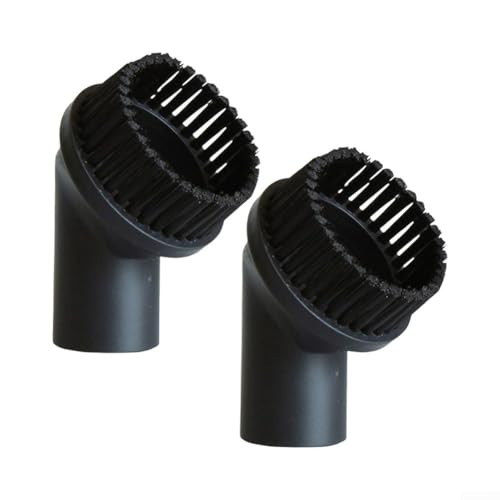 Ersatz-Saugnapf-Bürstenkopf, 36 mm Durchmesser, Staubsaugeraufsatz für harte Böden, Teppiche, Polster, kompatibel mit Serien (2er-Pack) von Jumplushion