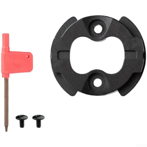 Fahrradcomputer-Adapter-Einsatz, feste Basis für Edge 540 840 1050, Aluminiumlegierung, leichtes Design mit Schraubendreher und Schrauben für Radfahrer Straße (1050) von Jumplushion