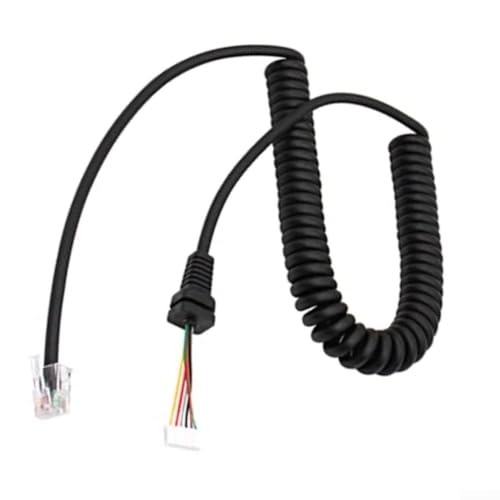 Handmikrofonkabel Ersatzkabel für Yaesu MH48 MH48A6J MH36 MH36A6J MH42 kompatibel mit mehreren Yaesu Radio-Modellen von Jumplushion