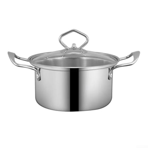 Individueller Shabu-Topf aus Edelstahl mit zwei Geschmacksfächern, verbessern Sie Ihre kulinarischen Erlebnisse (2 Stahl-Ohrtöpfe) von Jumplushion