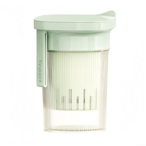 Joghurtsieb für hausgemachte griechische Joghurtkreation mit Druckfiltration und Molke-Trennung, inkl. feinmaschigem Design (Blau) von Jumplushion
