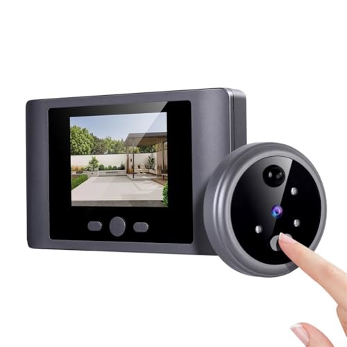 Jumplushion Digital Guckloch Türspion Kamera Türklingel PIR Bewegungserkennung 2,8 Zoll HD LCD Bildschirm Auto Aufnahme USB Wiederaufladbare Smart Door Camera von Jumplushion