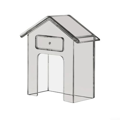 Kabellose Türklingel-Schutzhülle mit transparenter wasserdichter PC-Abdeckung, regen- und staubdichtes Design mit benutzerfreundlichem Knopfzugriff und Raumnummern-Etikettenschlitz (1 Stück) von Jumplushion