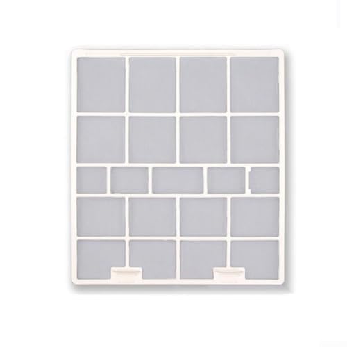 Klimaanlage Filter Bildschirm Mesh Schutzhülle Inneneinheit Belüftungssystem Anti-Staubnetz Kompatibel mit Split-System AC (34 x 38 cm) von Jumplushion