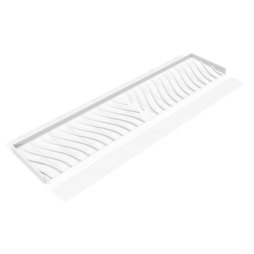 Küchenspüle Spritzschutz Silikon Backsplash Dish Washing Baffle Board Theke Wasserhahn Schutz Badezimmer Dusche Zubehör Wiederverwendbar Wasserdicht Geschirrspüler Einfache Installation (transparent) von Jumplushion