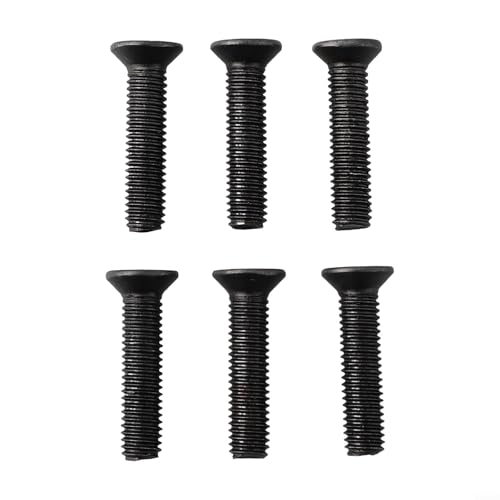 M5 x 22 mm/M6 x 22 mm 6 Stück Metall-Befestigungsschrauben Adapter Bohrfutter Schaft Adapter Schrauben-Set Bohrfutter Schaft Adapter Ersatz (M5 x 22 mm) von Jumplushion