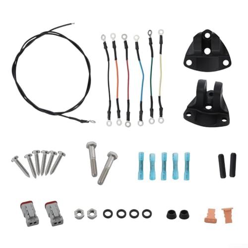 Marine Boot 12V Elektrische Verkleidung Tab Nachrüstsatz für Bennett mit Stellantrieben Montageklammern Verkabelungsset Hardware-Komponenten Ersatzteil 15064-001 von Jumplushion