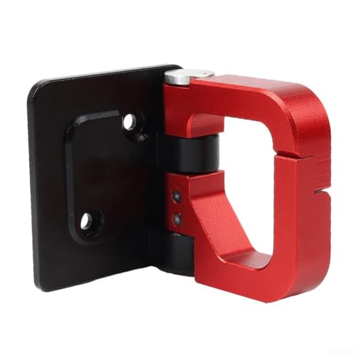 Motorrad Front Cargo Haken Premium Aluminiumlegierung für sichere Befestigung (rot) von Jumplushion