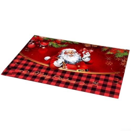 Saugfähige, rutschfeste Bodenmatte mit Samtschicht und Kunststoff-Punkt-Unterseite, entworfen für saisonale Dekoration im Wohnzimmer, Büro, Hotel und Schlafzimmer (2) von Jumplushion