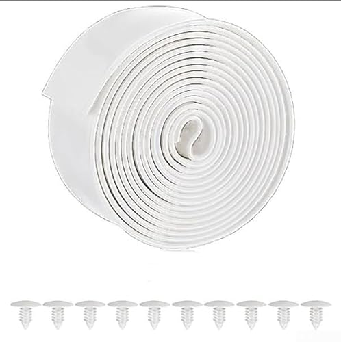 Schneidbare 3 m Ersatzgurte für Strand- und Poolstühle, PVC-Material für einfache Reinigung und langfristige Verwendung im Freien (weiß) von Jumplushion