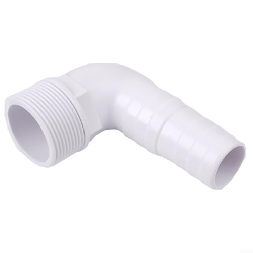 Schwimmbad-Winkeladapter 1,5 Zoll Anschluss für Poolzilla 89070 PVC Filter Schlauchverschraubung Gewinderohr Zubehör Kompatibel mit Poolfiltern von Jumplushion