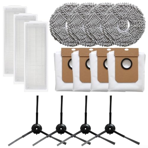 Staubsauger Zubehör Kit Ersatzteil für Conga 13090 Spin Revol Home, für Conga 13090 Spin Revol Roboterstaubsauger, Filter Mop Tuch Staubbeutel Seitenbürste Set Staubsauger Zubehör Kit Ersatzteil für Conga 13090 Spin Revol Home, für Conga 13090 Spin Revol Roboterstaubsauger, Filter Mop Tuch Staubbeutel Seitenbürste Set von Jumplushion