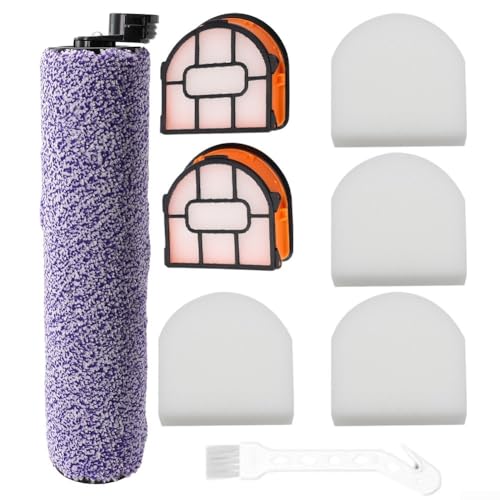 Staubsauger-Zubehör-Set Ersatzteil für Shark WDB1F2 für HydroVac XL 3-in-1 Staubsauger AW201 WD201 WD100, Bürstenwalze Schaumstofffilter Reinigungsbürsten-Set Ersatzteil von Jumplushion